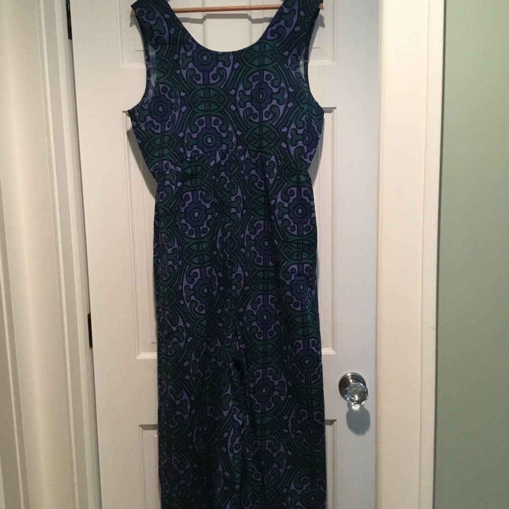 Anthropologie bohemian vibe jumpsuit, size L